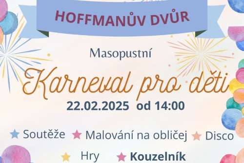 Masopustní karneval pro děti